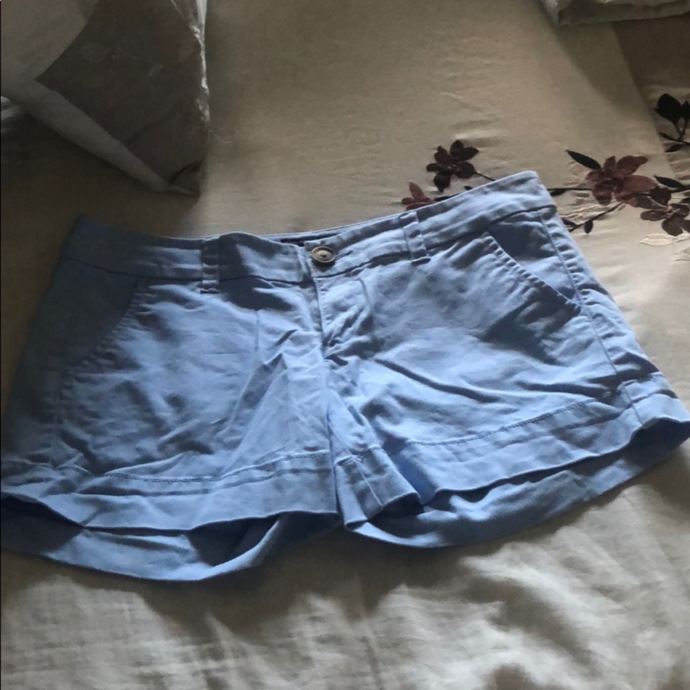 Sky Blue AE Midi Stretch AE Shorts